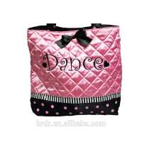 Factory Cheap Price High Quality Pink Cheaked Pattern Young Girl Shopping Bag