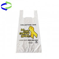 Cartoon Plastic Printing Charity Clothes Collection Donation Bag for Sale